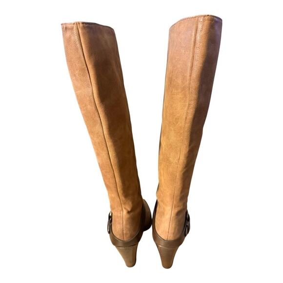 Cole Haan Air Tantivy Knee High Brown Leather Boot Women size 7 - Picture 6 of 7